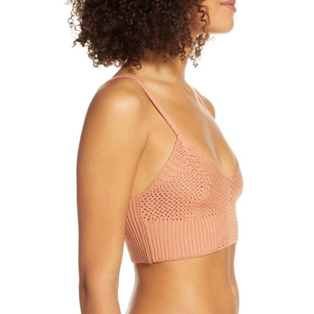 FREE PEOPLE Crocheted You Wanna Brami Bralette XS - Picture 4 of 13